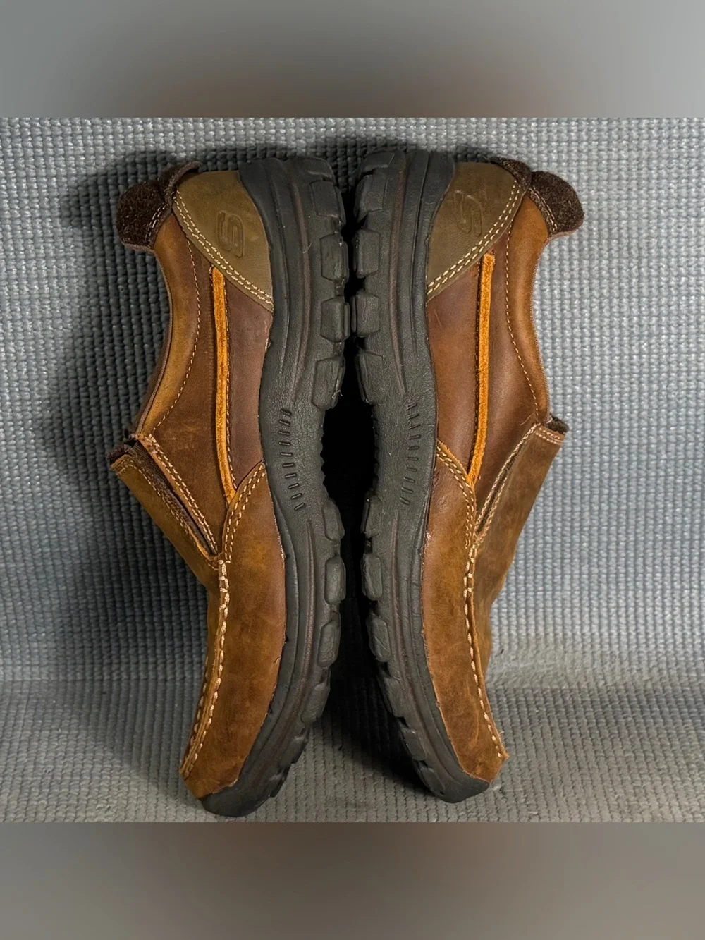 Skechers Men's USA‎ Braver Rayland Moc Toe Slip On Shoes Size 7.5